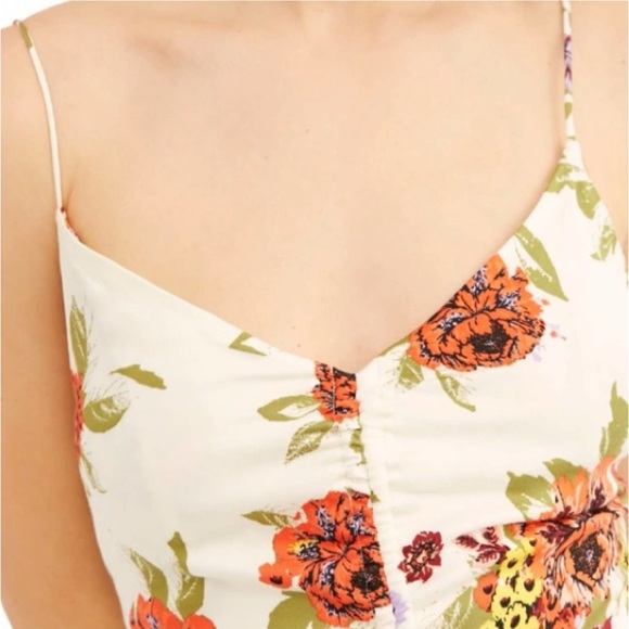 Free People Happy Heart Ruched Mini Dress Sz Sm - Picture 5 of 8